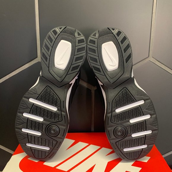 Womens Nike M2K Tekno Black White Running Shoes - Picture 5 of 5